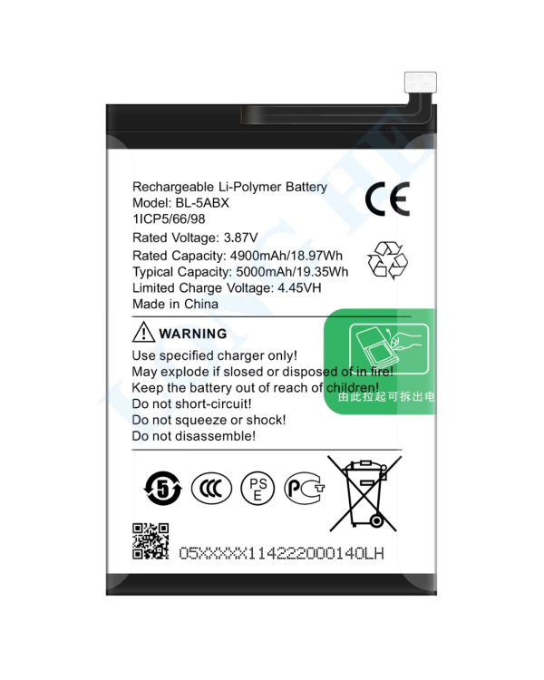 batterie infinix hot 50