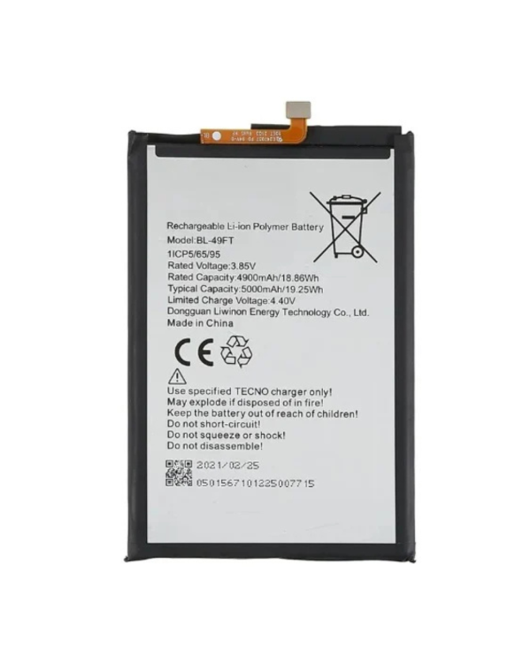 batterie tecno spark 8 / 8c